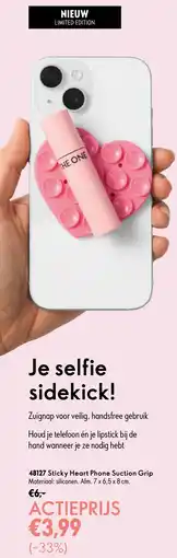 Oriflame 48127 Sticky Heart Phone Suction Grip aanbieding