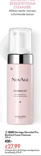 Oriflame NovAge Skinrelief Pro Resilient Foam Cleanser aanbieding