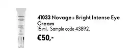 Oriflame Novage+ Bright Intense Eye Cream aanbieding