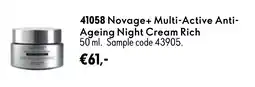 Oriflame Novage+ Multi-Active Anti-Ageing Night Cream Rich aanbieding