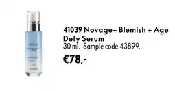 Oriflame Novage+ Blemish + Age Defy Serum aanbieding
