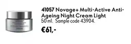Oriflame Novage+ Multi-Active Anti-Ageing Night Cream Light aanbieding