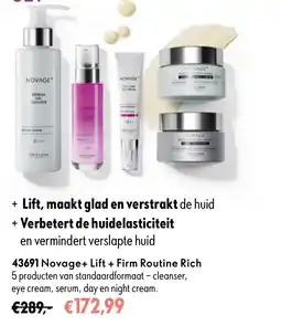 Oriflame 43691 Novage+ Lift + Firm Routine Rich aanbieding