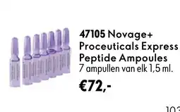Oriflame 47105 Novage+ Proceuticals Express Peptide Ampoules aanbieding