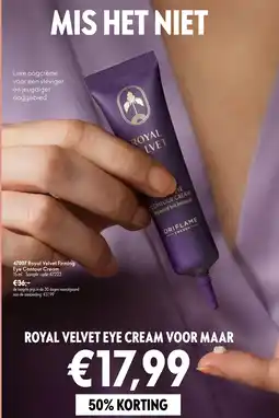 Oriflame 47007 Royal Velvet Firming Eye Contour Cream aanbieding