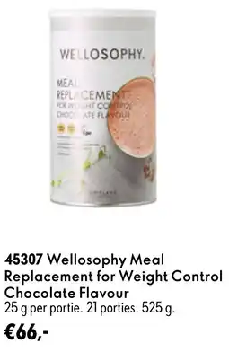 Oriflame Wellosofhy Meal Replacement for Weight Control Chocolate Flavour aanbieding