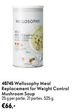 Oriflame Welloosophy Meal Replacement for Weight Control Mushroom Soup aanbieding