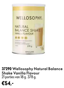 Oriflame Wellosofhy Natural Balance Shake Vanilla Flavour aanbieding