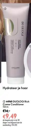 Oriflame duologi rich creme conditioner aanbieding