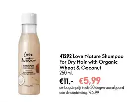 Oriflame 41292 Love Nature Shampoo For Dry Hair with Organic Wheat & Coconut aanbieding
