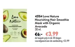 Oriflame 43154 Love Nature Nourishing Hair Smoothie Mask with Organic Avocado aanbieding