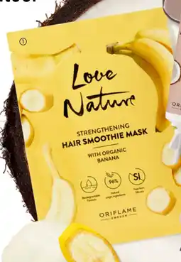 Oriflame 43661 Love Nature Strengthening Hair Smoothie Mask with Organic Banana aanbieding