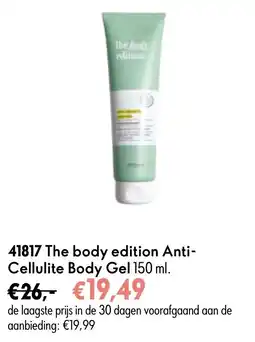 Oriflame the body edition Anti-Cellulite Body Gel aanbieding