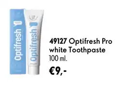 Oriflame Optifresh Pro white Toothpaste aanbieding