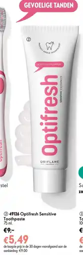 Oriflame 249126 Optifresh Sensitive Toothpaste aanbieding