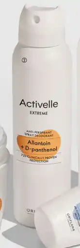 Oriflame Activelle extreme anti-perspirant spray deodorant aanbieding