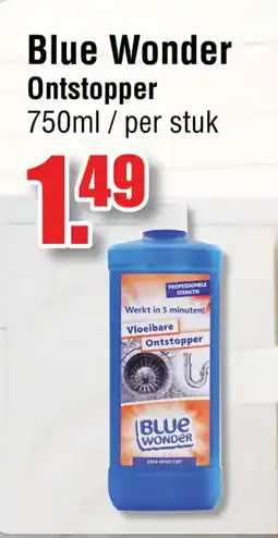 Ter Huurne Holland Markt Blue Wonder Ontstopper aanbieding