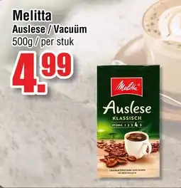 Ter Huurne Holland Markt Melitta Auslese / Vacuüm aanbieding