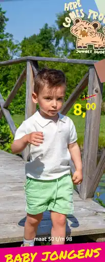 Jola Mode Here Comes Trouble Jungle Dude baby jongens aanbieding