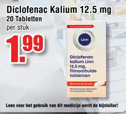 Ter Huurne Holland Markt Linn Diclofenac kalium 12,5 mg aanbieding