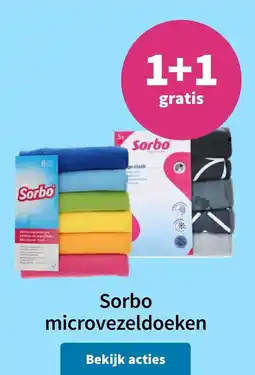 Plein.nl Sorbo microvezeldoeken aanbieding