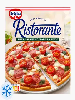 Flink Dr. Oetker Ristorante Pizza Salami Mozarella Pesto aanbieding
