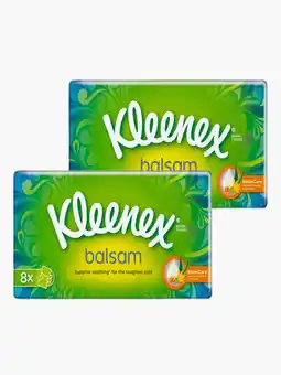 Flink Kleenex Balsam Zakdoekjes 8st 2x aanbieding