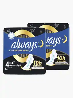 Flink Always Ultra secure night wings maandverband 8st 2x aanbieding