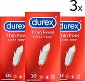 Bol.com Durex Condooms Thin Feel - Extra Thin - 3x 10 stuks aanbieding