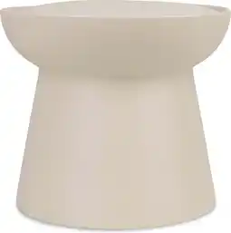 Intratuin District 70 drinkfontein kat Wabi Sabi crème D 20 H 17,3 cm aanbieding