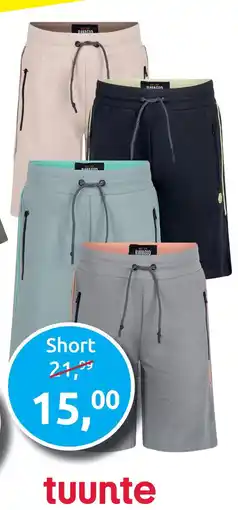 Tuunte Ravagio short aanbieding
