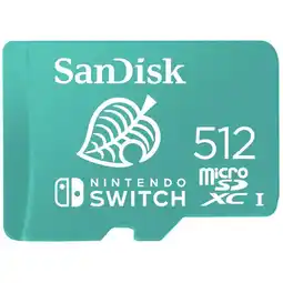 Coolblue Sandisk MicroSDXC Extreme Gaming 512GB Animal Crossing (Nintendo Licensed) aanbieding
