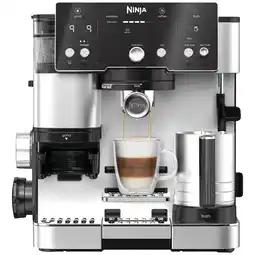 MediaMarkt Ninja Luxe Café Essential 2-in-1 - Koffiezetapparaat Inhoud Watertank: 2 L Zilver aanbieding