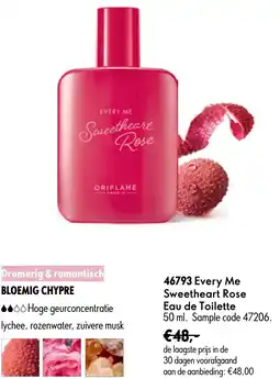 Oriflame Oriflame 46793 Every Me Sweetheart Rose Eau de Toilette aanbieding