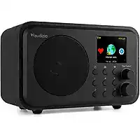 Bol.com DAB radio - Audizio Vicenza - DAB / DAB+ en Internet radio met Bluetooth - WIFI - Accu - Zwart aanbieding