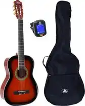 Bol.com LaPaz 002 SB klassieke gitaar 3/4-formaat sunburst + gigbag + tuner aanbieding