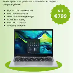 Digitotaal Snelle laptop aanbieding