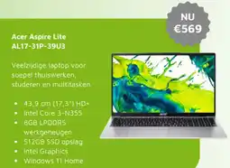 Digitotaal Acer Aspire Lite AL17-31P-39U3 aanbieding