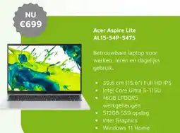Digitotaal Acer Aspire Lite AL15-54P-5475 aanbieding