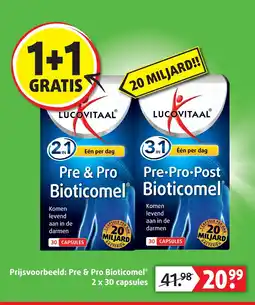 Lucovitaal Lucovitaal Pre & Pro Bioticomel aanbieding