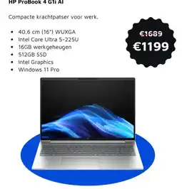 Digitotaal HP ProBook 4 G1i AI aanbieding