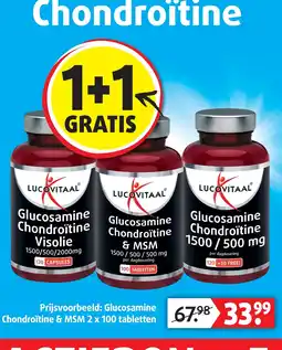 Lucovitaal Lucovitaal Glucosamine Chondroïtine & MSM aanbieding