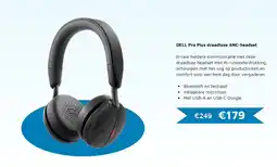Digitotaal Dell Pro Plus draadloze ANC-headset aanbieding