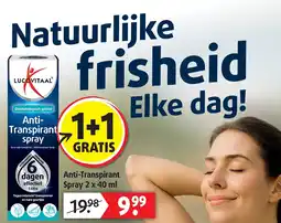 Lucovitaal Lucovitaal anti-transpirant spray aanbieding