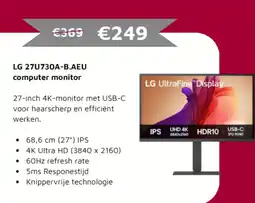 Digitotaal LG 27U730A-B.AEU computer monitor aanbieding