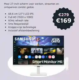 Digitotaal Samsung Smart Monitor M5 aanbieding