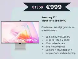 Digitotaal Samsung ViewFinity S9 S90PC aanbieding