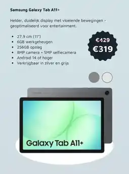 Digitotaal Samsung Galaxy Tab A11+ aanbieding