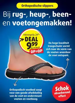 Lucovitaal Lucovitaal orthopedische slippers aanbieding