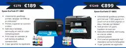 Digitotaal Epson EcoTank ET-2861 aanbieding